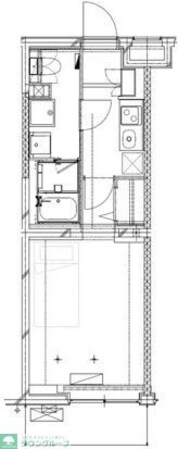 GENOVIA二子新地の物件間取画像